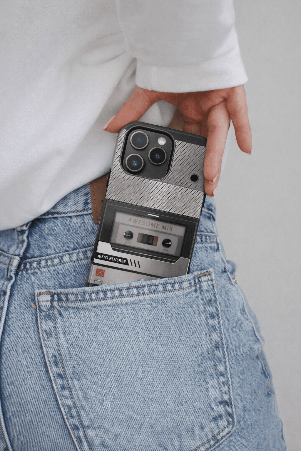 Cassette Recorder Phone Case - Retro Tape Player Design - Throwbackcases