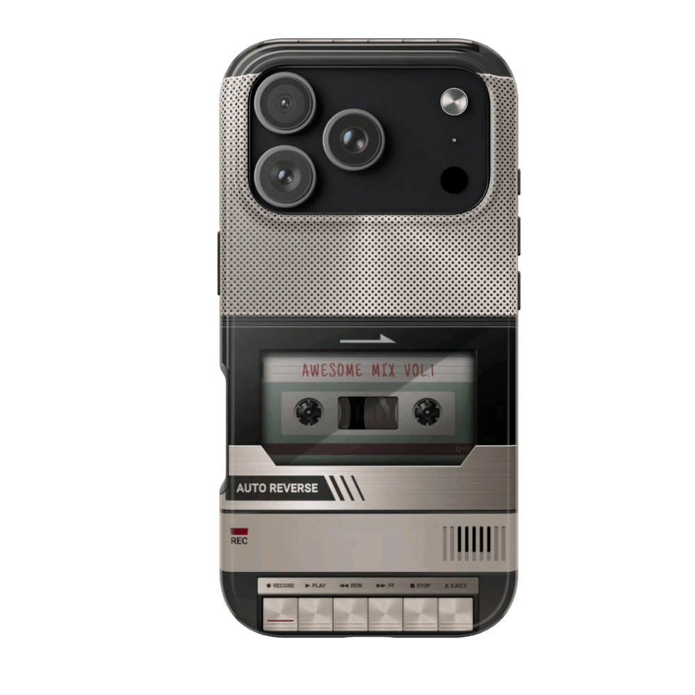 Cassette Recorder Phone Case - Retro Tape Player Design - Throwbackcases