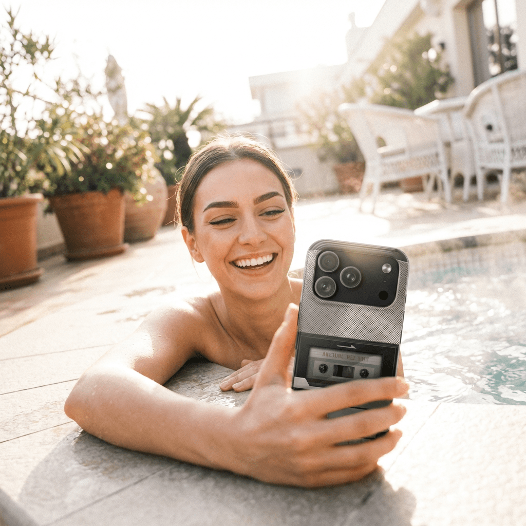 Cassette Recorder Phone Case - Retro Tape Player Design - Throwbackcases