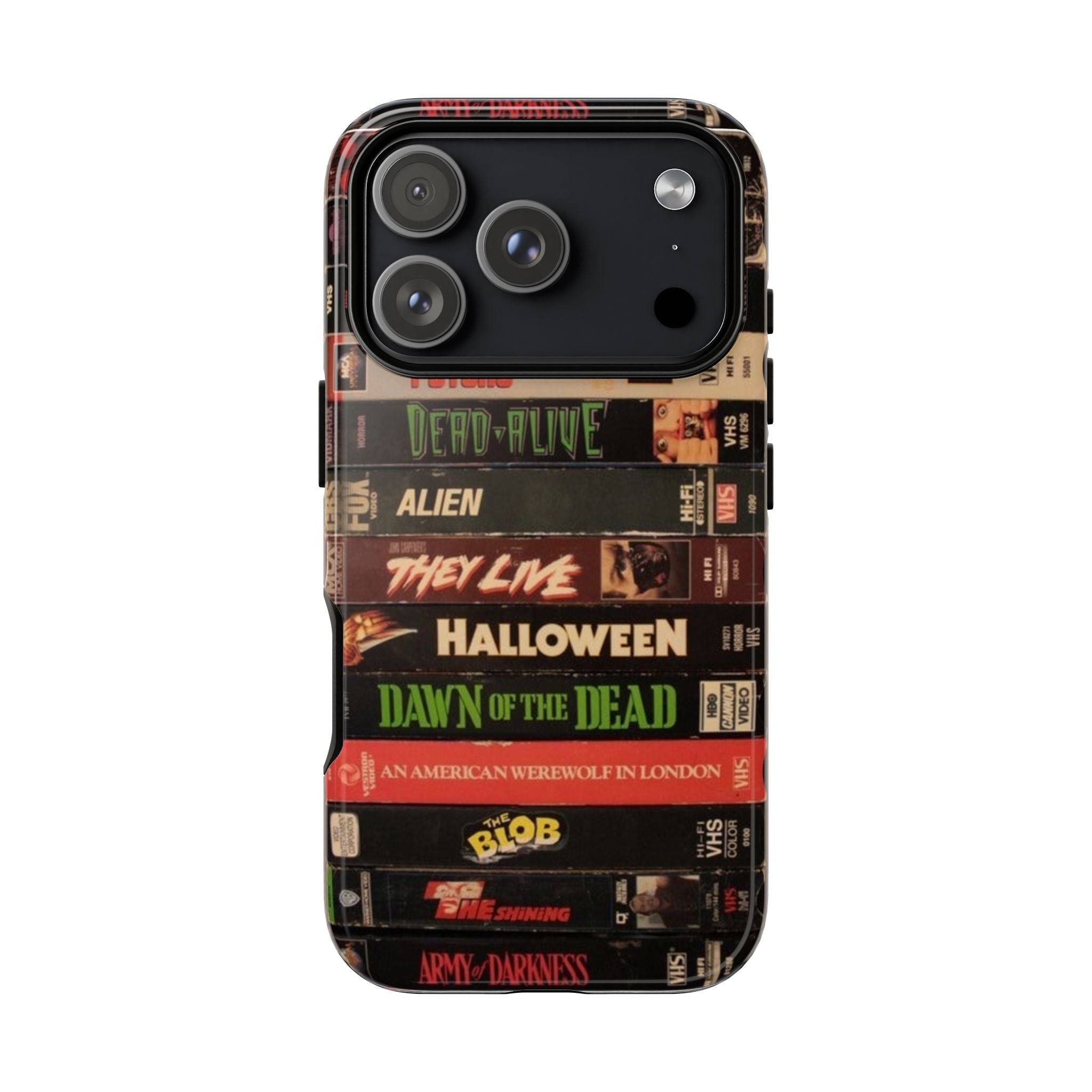 Classic Horror VHS Tape Phone Case - Throwbackcases