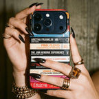 Custom Throwback Case – Build Your Own cassette tape or VHS stack - Up to 14 Titles, Songs/ Movies/ Artists - Throwbackcases