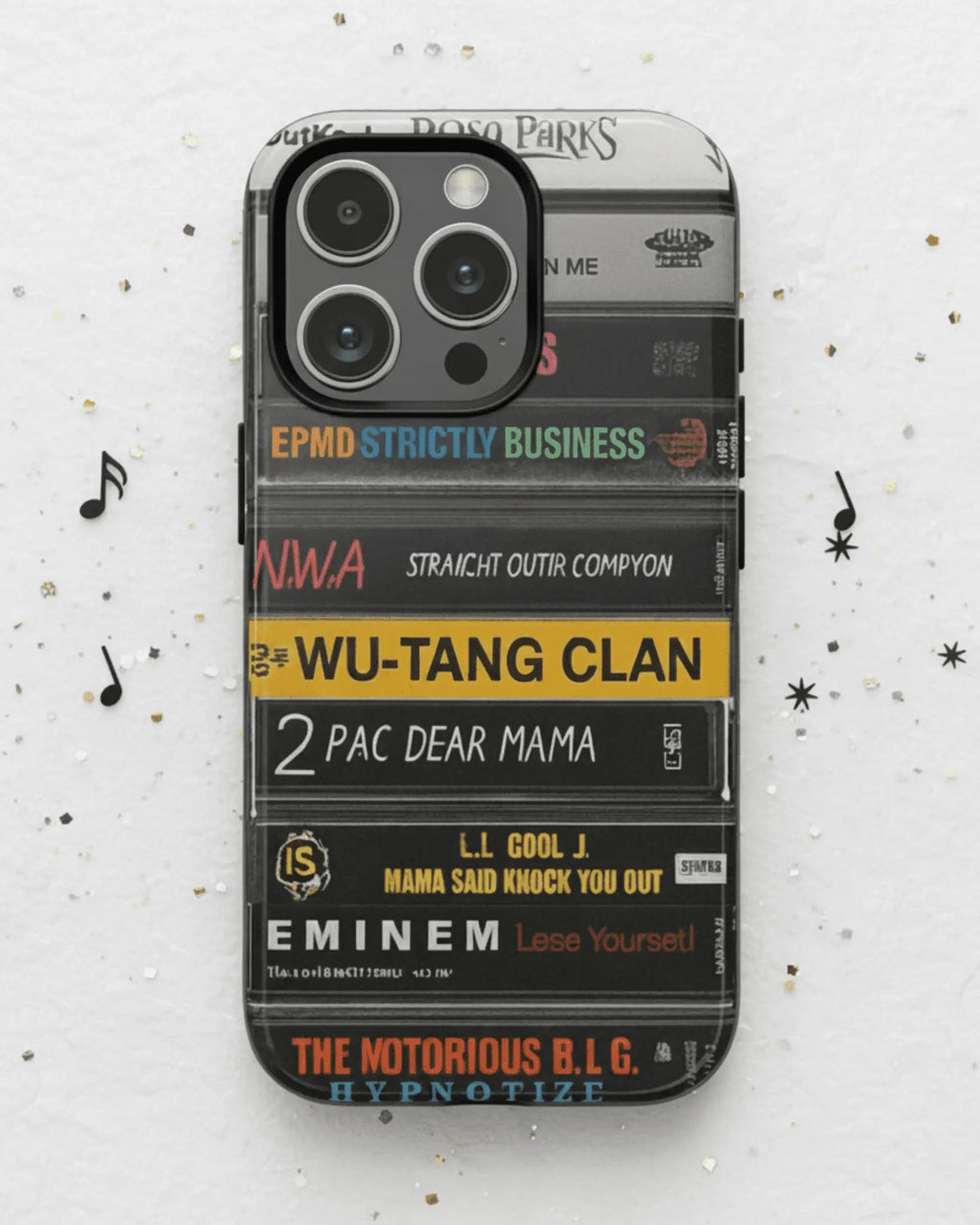 Custom Throwback Case – Build Your Own cassette tape or VHS stack - Up to 14 Titles, Songs/ Movies/ Artists - Throwbackcases