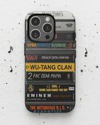 Custom Throwback Case – Build Your Own cassette tape or VHS stack - Up to 14 Titles, Songs/ Movies/ Artists - Throwbackcases