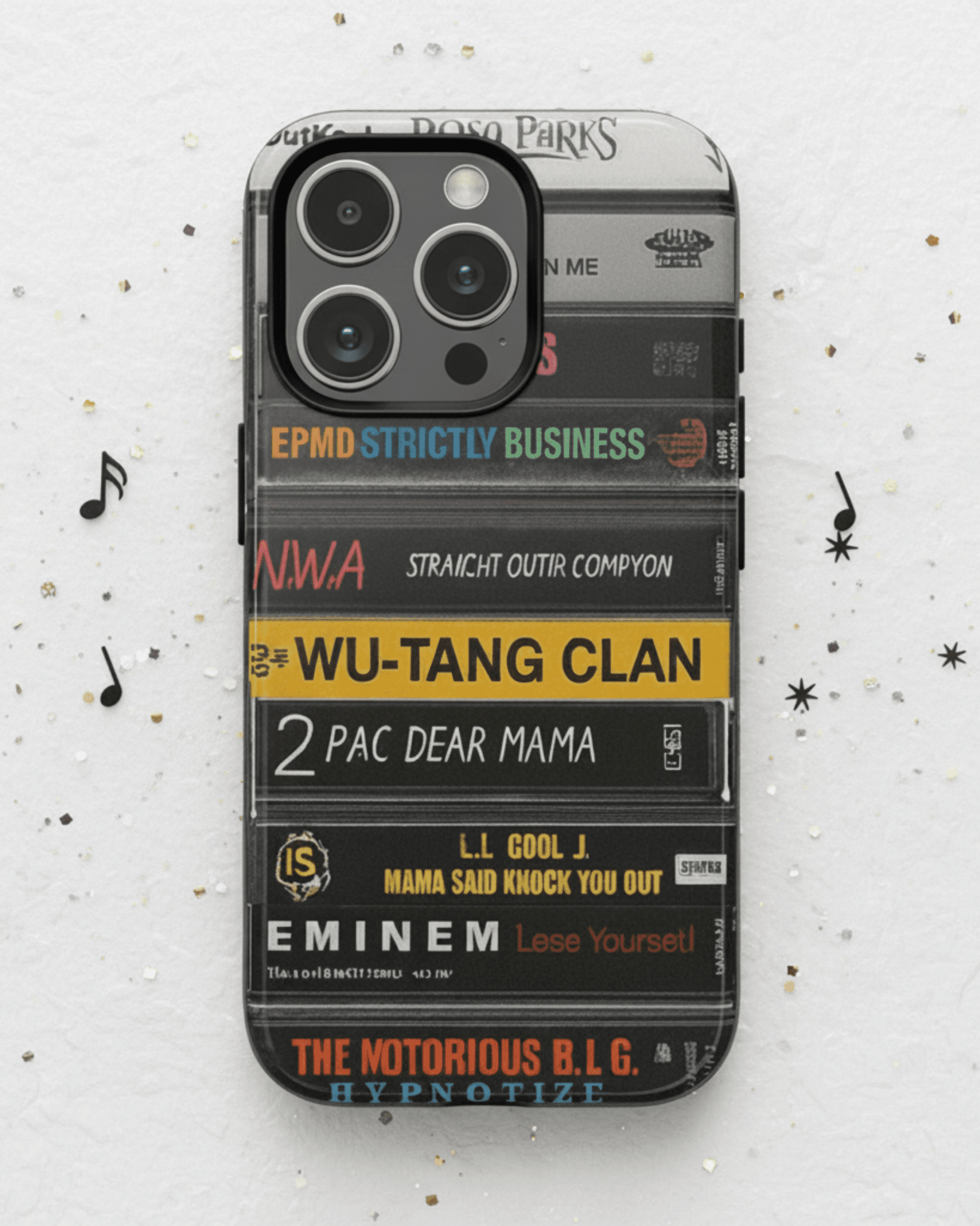 Custom Throwback Case – Build Your Own cassette tape or VHS stack - Up to 14 Titles, Songs/ Movies/ Artists - Throwbackcases