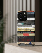 Custom Throwback Case – Build Your Own cassette tape or VHS stack - Up to 14 Titles, Songs/ Movies/ Artists - Throwbackcases