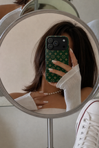 Green Monogram Case Throwback Cases