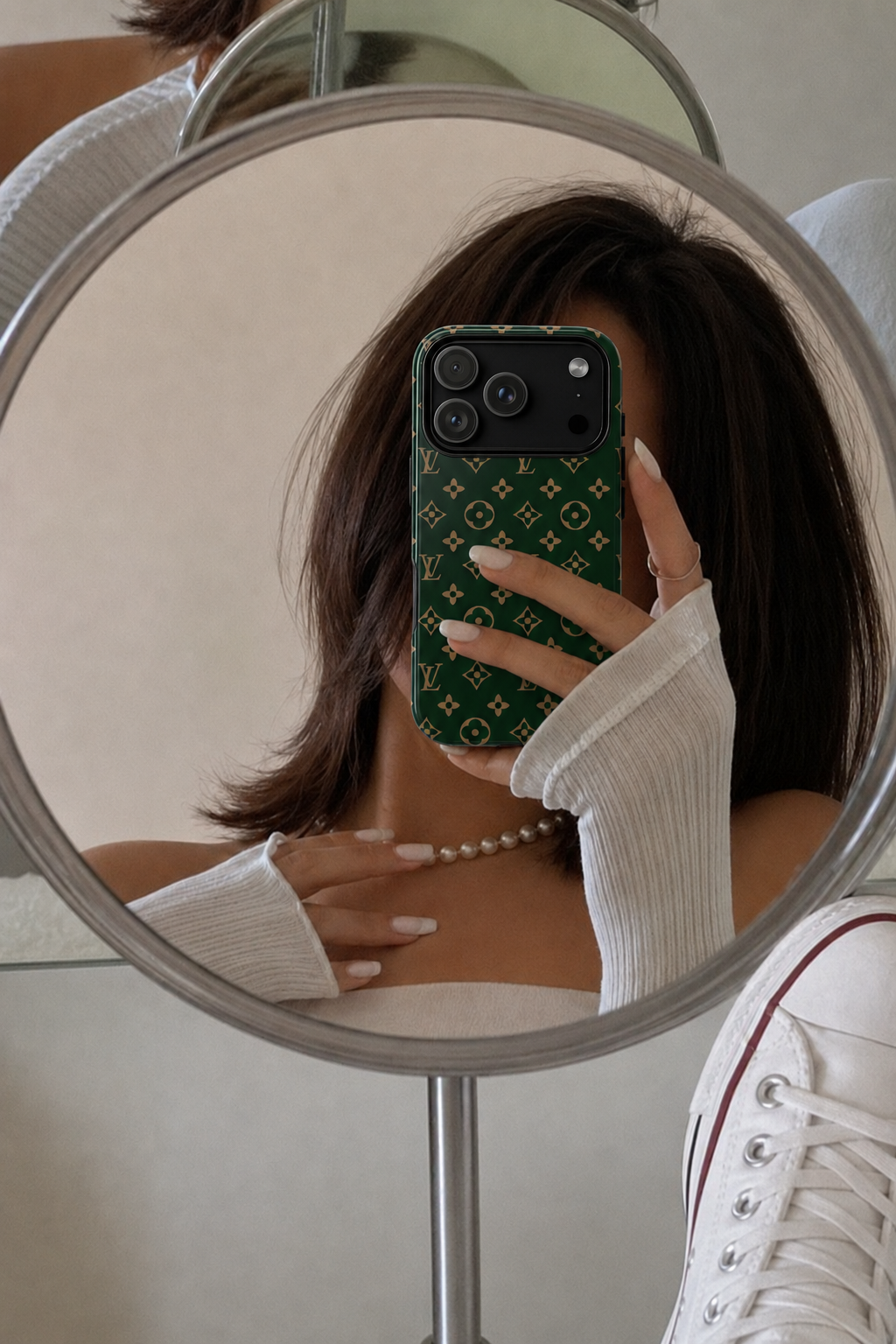 Green Monogram Case Throwback Cases