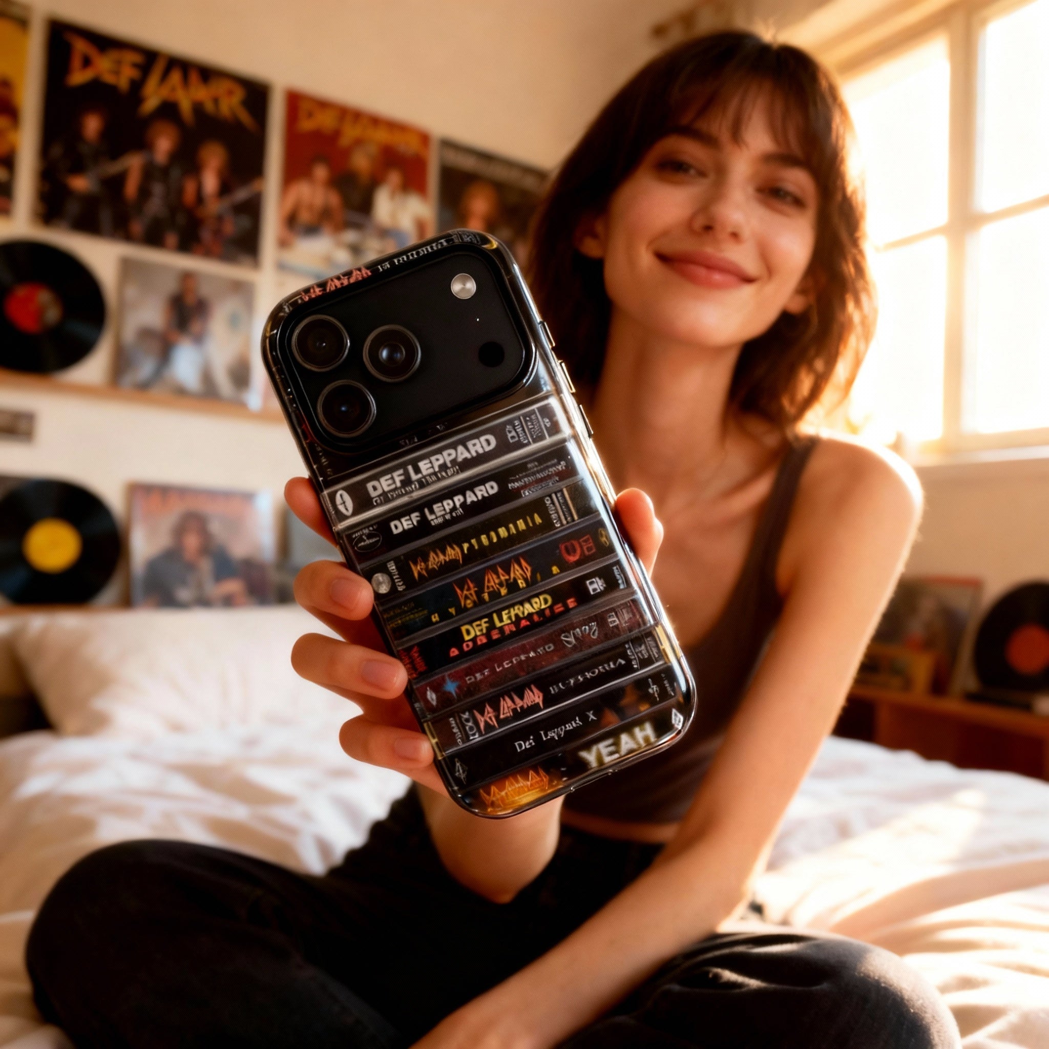 Def Leppard Mixtape Phone Case – Classic Album Stack - Throwbackcases