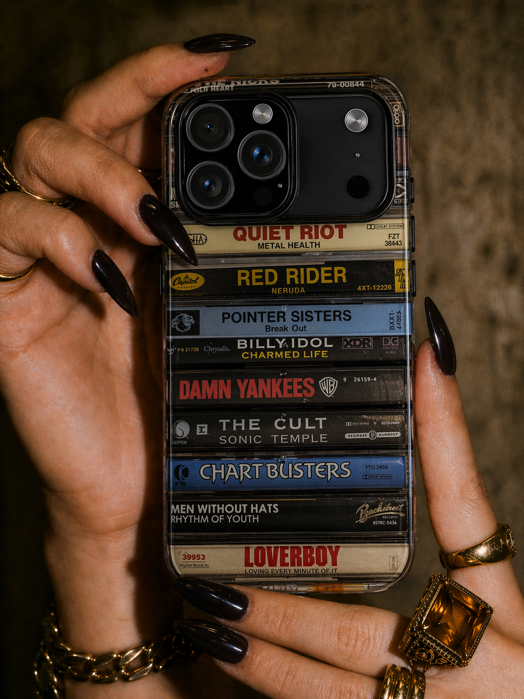 80s Arena Rock Cassette Stack Phone Case – Anthem Legends Editiontemplate (Copy)