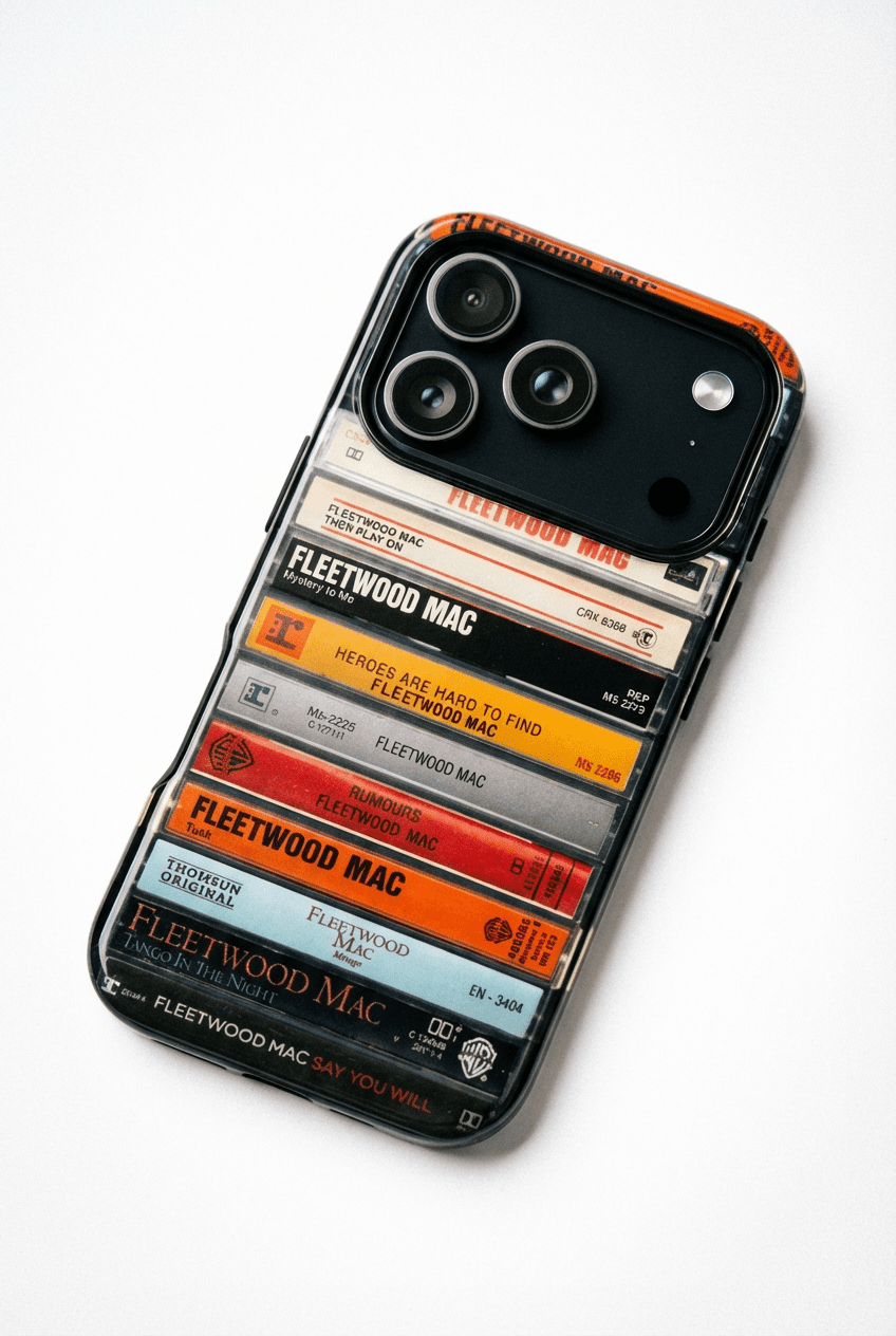 Fleetwood Mac Mixtape Phone Case – Classic Album Stack - Throwbackcases
