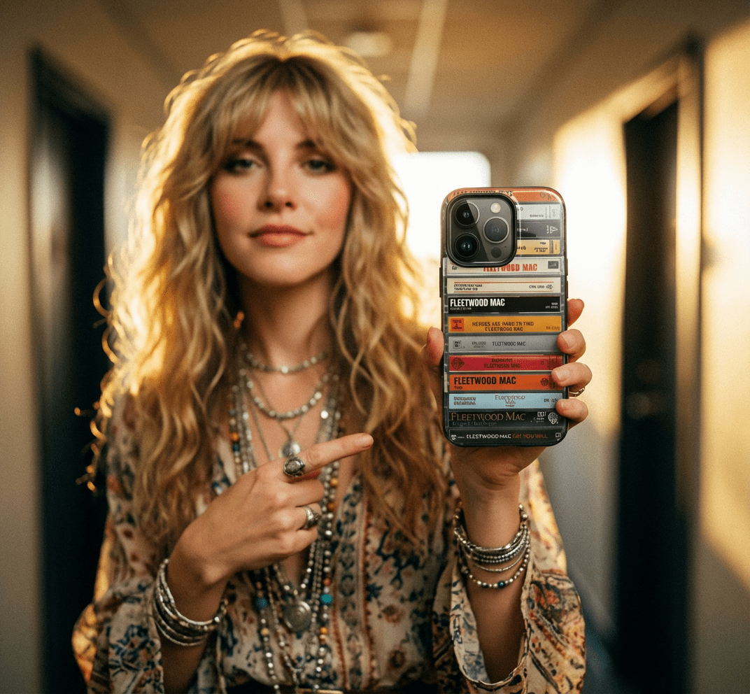 Fleetwood Mac Mixtape Phone Case – Classic Album Stack - Throwbackcases