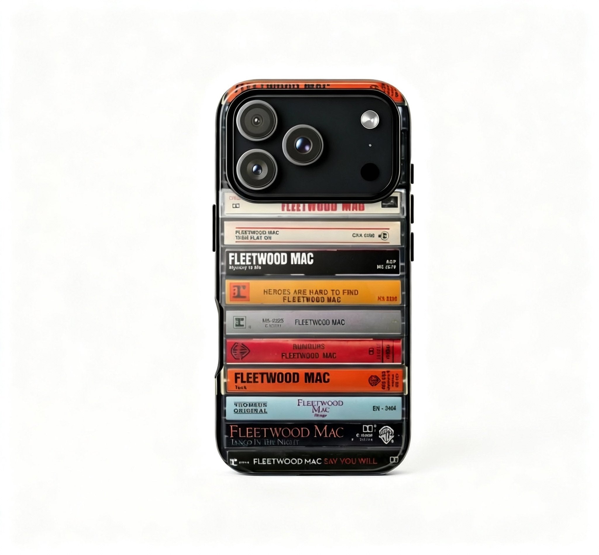 Fleetwood Mac Mixtape Phone Case – Classic Album Stack - Throwbackcases