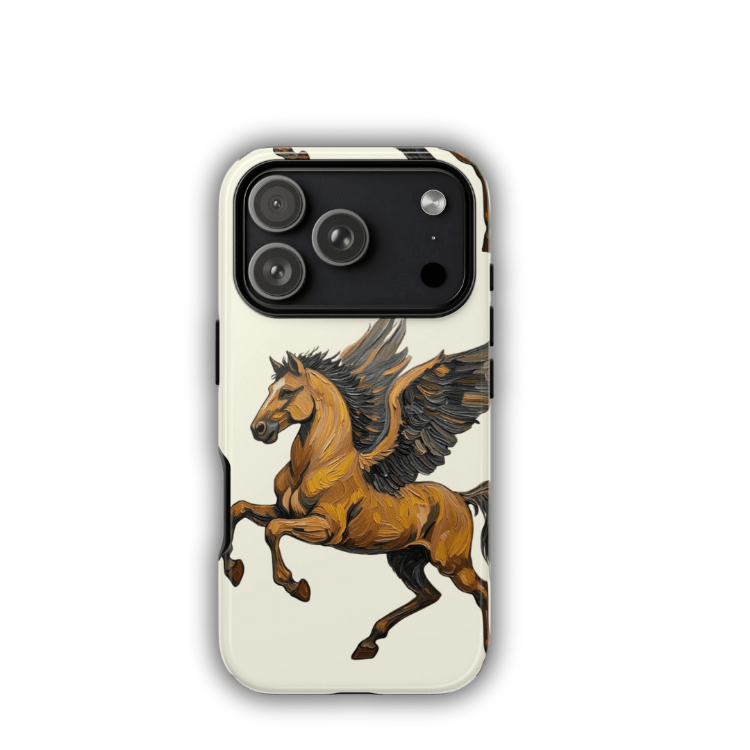 Golden Pegasus in Motion - Throwbackcases
