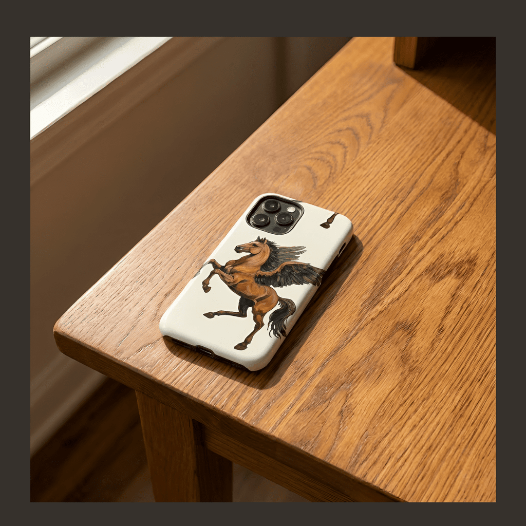 Golden Pegasus in Motion - Throwbackcases