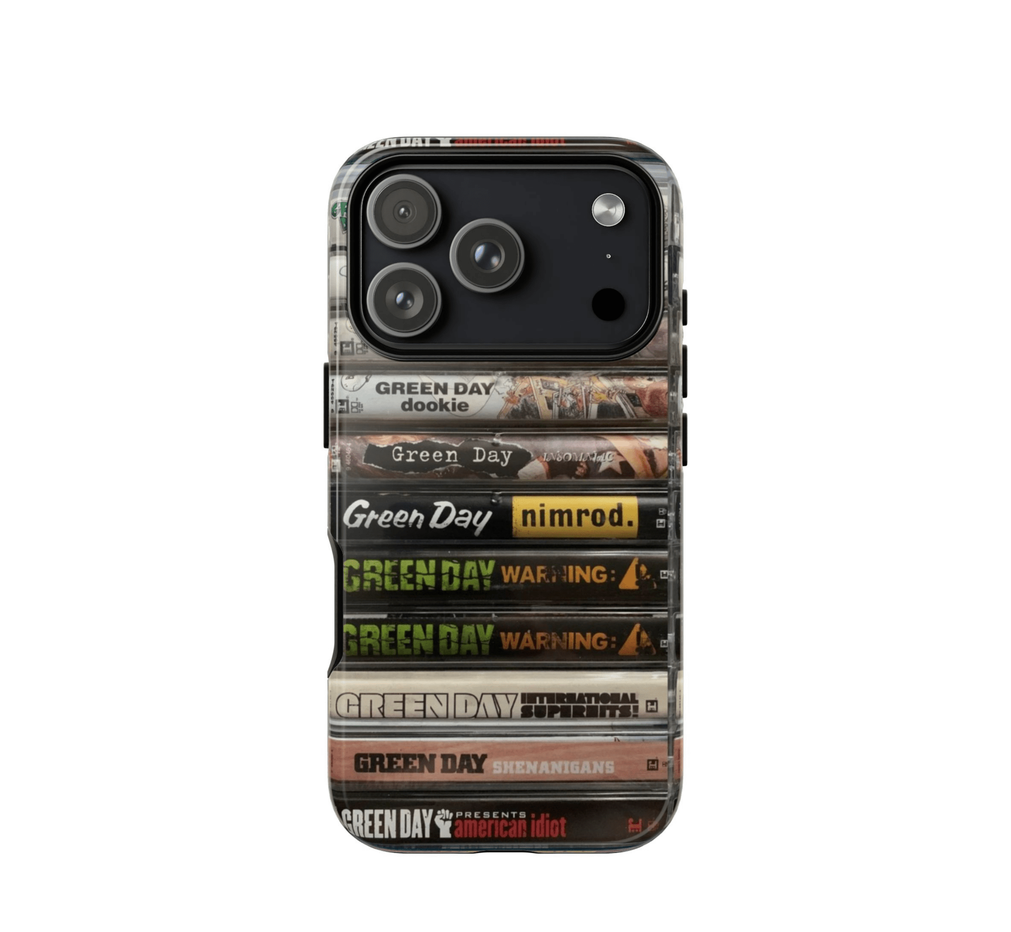 Green Day Mixtape Phone Case – Punk Rock Anthology - Throwbackcases