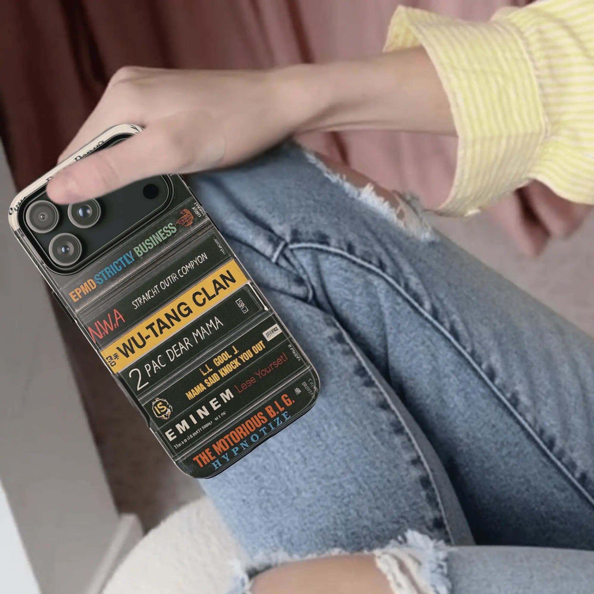 Hip - Hop Royalty: Golden Era Rap Cassette Phone Case - Throwbackcases