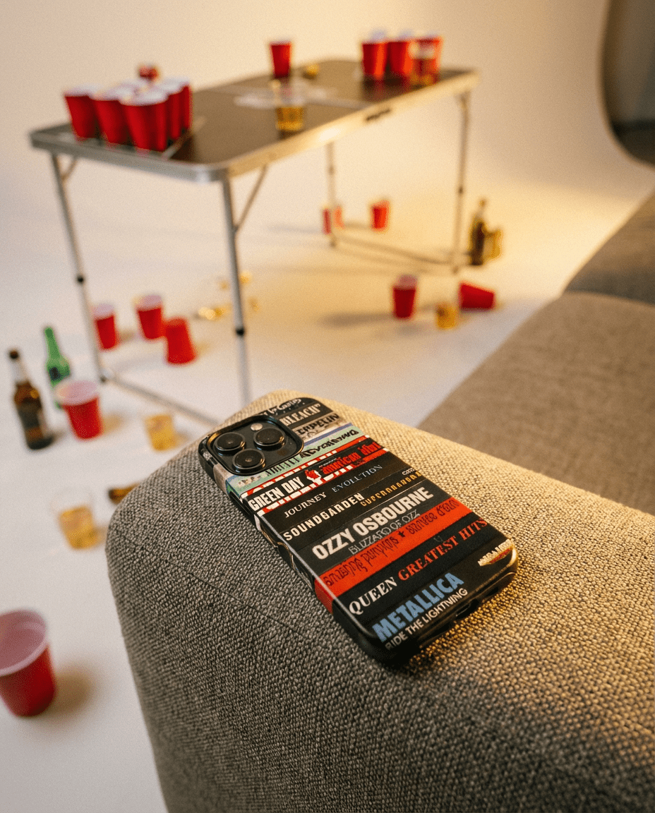 Legends Never Die: Classic Rock Cassette Stack Phone Case - Throwbackcases