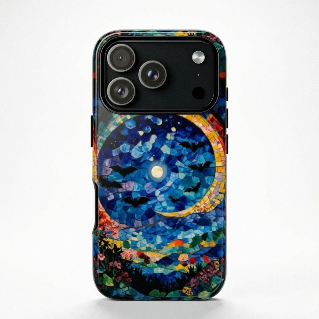 Midnight Mosaic Moon - Throwbackcases