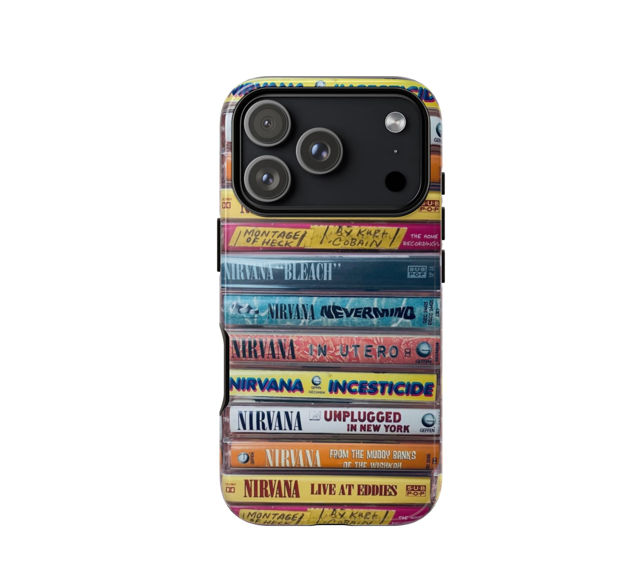 Nirvana Mixtape Phone Case – Grunge Legends Collection - Throwbackcases
