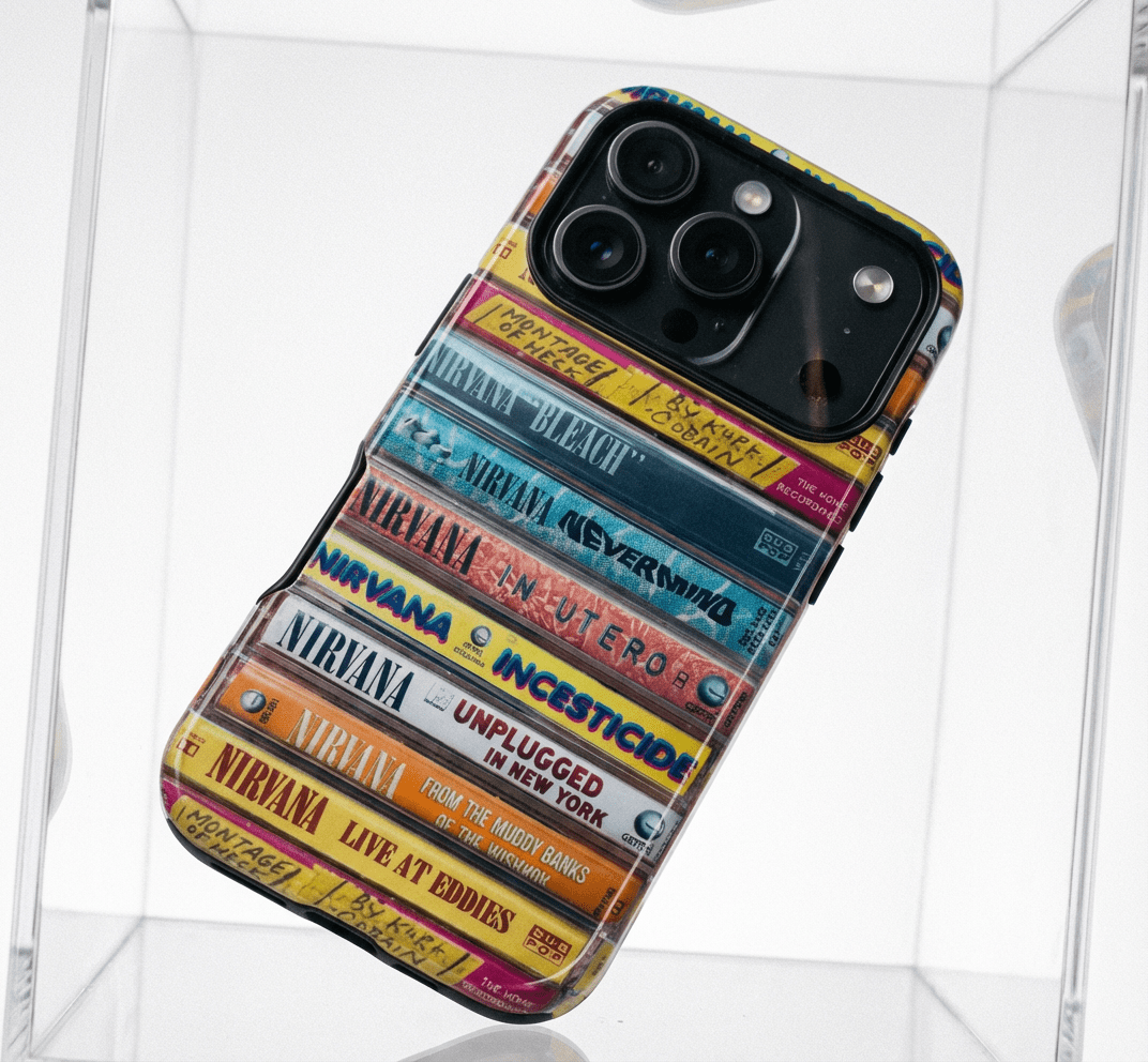 Nirvana Mixtape Phone Case – Grunge Legends Collection - Throwbackcases