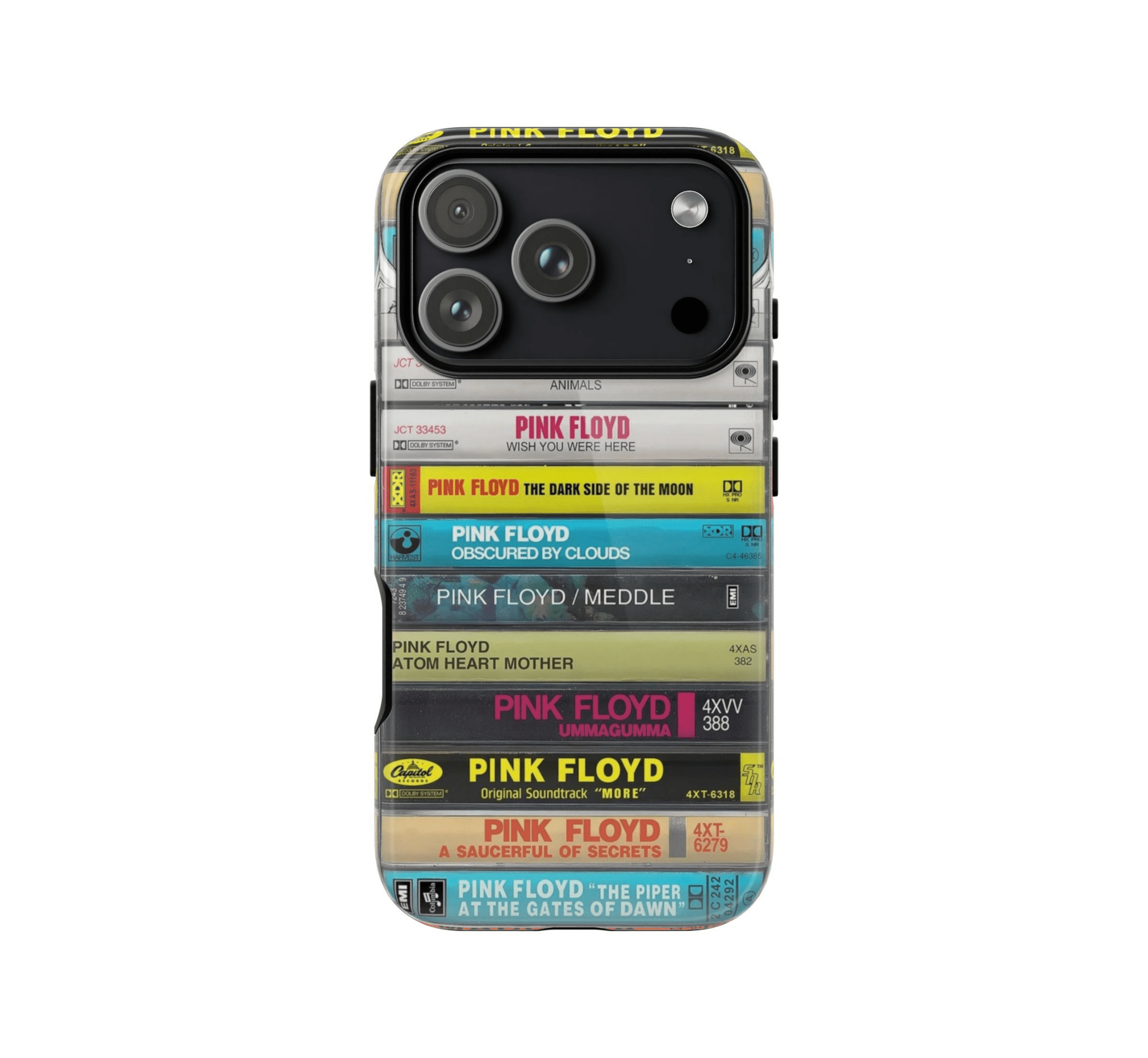 Pink Floyd Mixtape Phone Case – Psychedelic Legends Stack - Throwbackcases