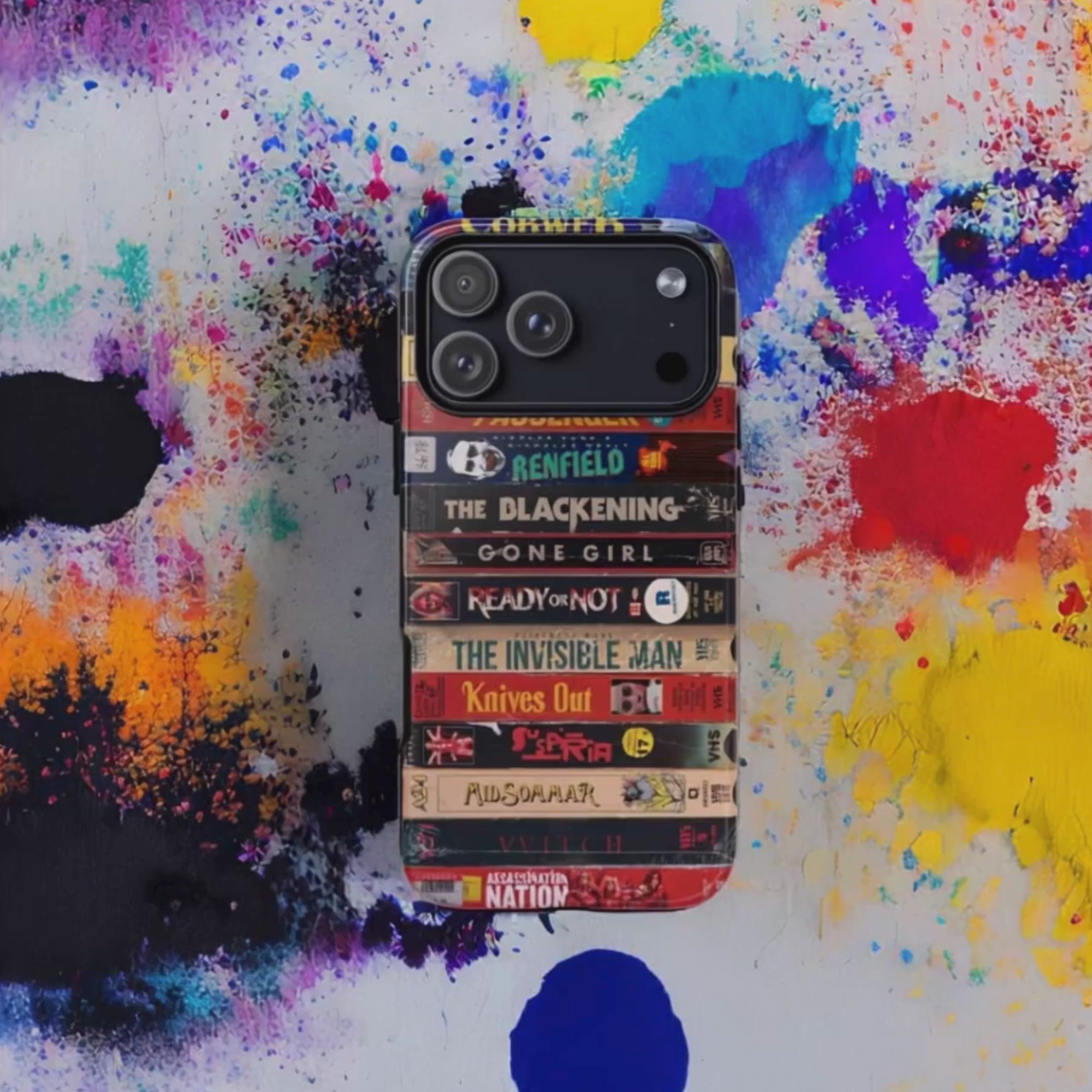 Dinner Party From Hell VHS Thriller Phone Case - iPhone, Samsung & Google Pixel