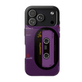 Purple Sony Walkman Cassette Phone Case - Retro 80s Design - Throwbackcases