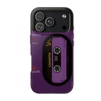 Purple Sony Walkman Cassette Phone Case - Retro 80s Design - Throwbackcases