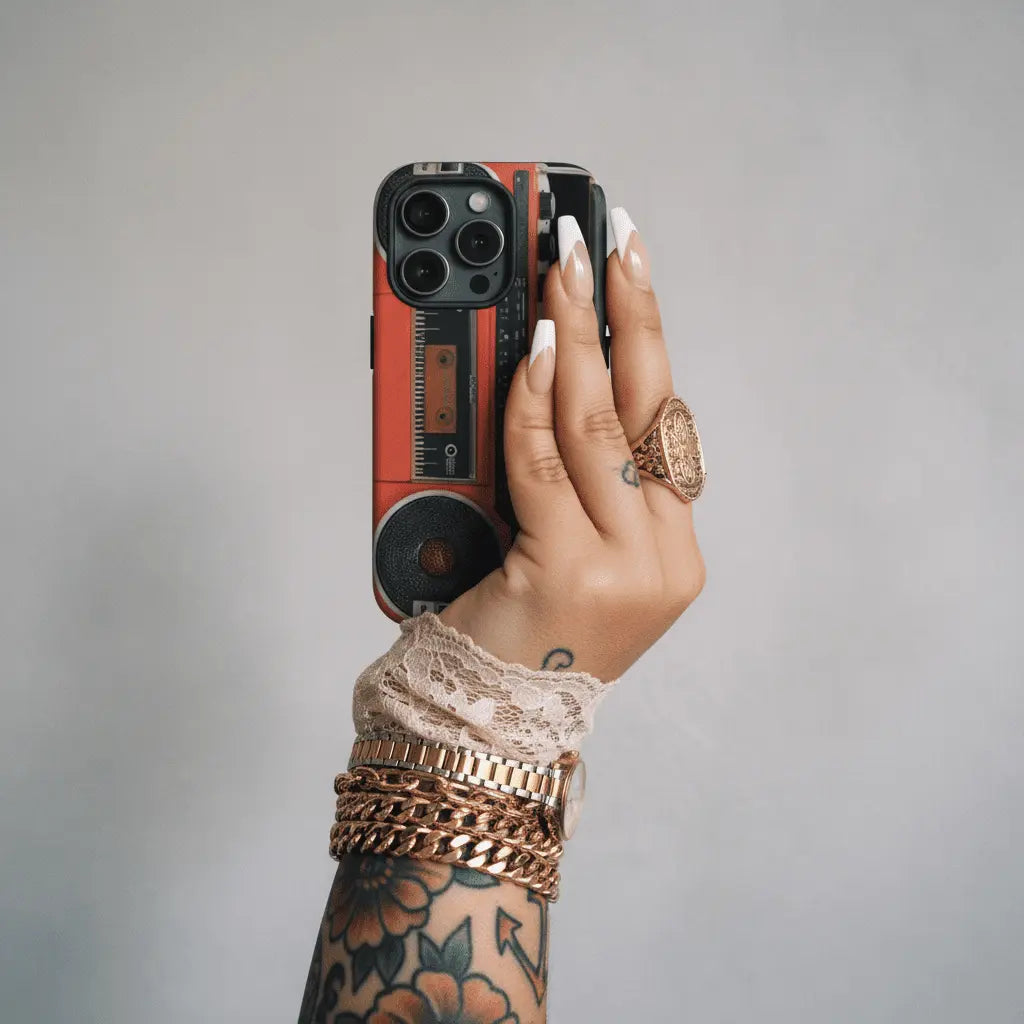 Retro Cassette Boombox - Throwbackcases