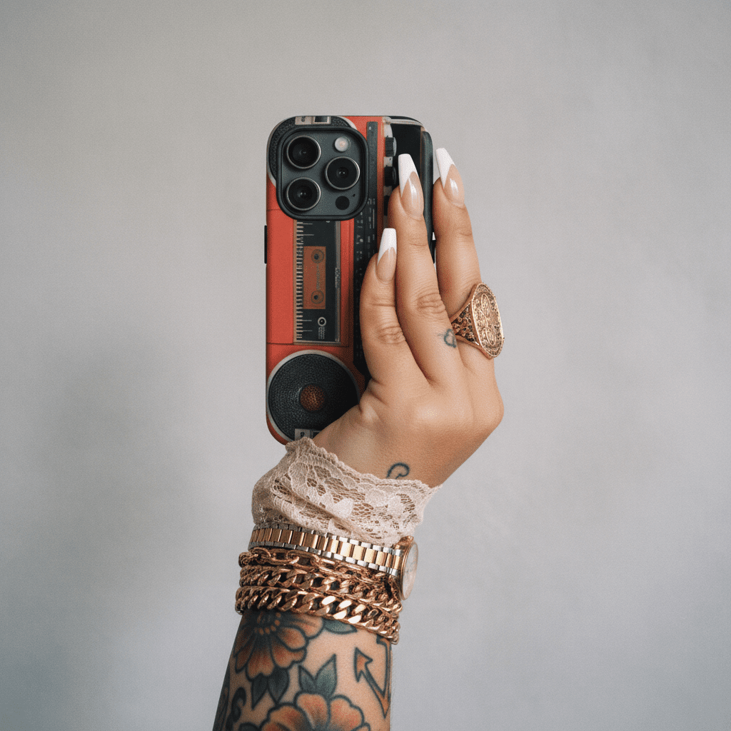 Retro Cassette Boombox - Throwbackcases