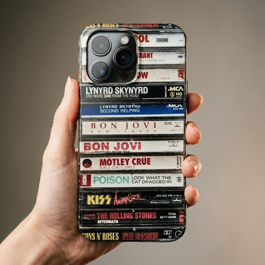 Rock Gods & Rebels: Ultimate Classic Rock Cassette Phone Case - Throwbackcases