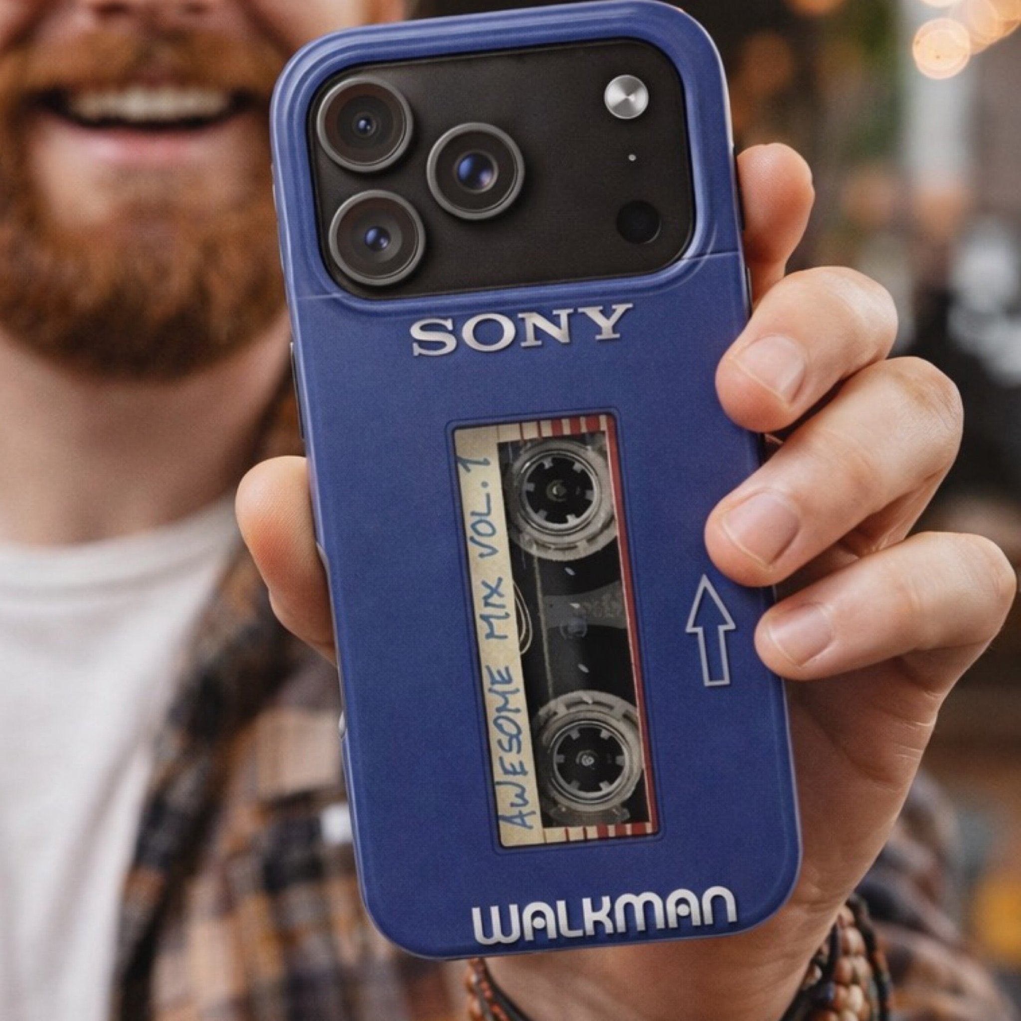 Sony Walkman Phone Case - Retro Cassette Player Design - Throwbackcases