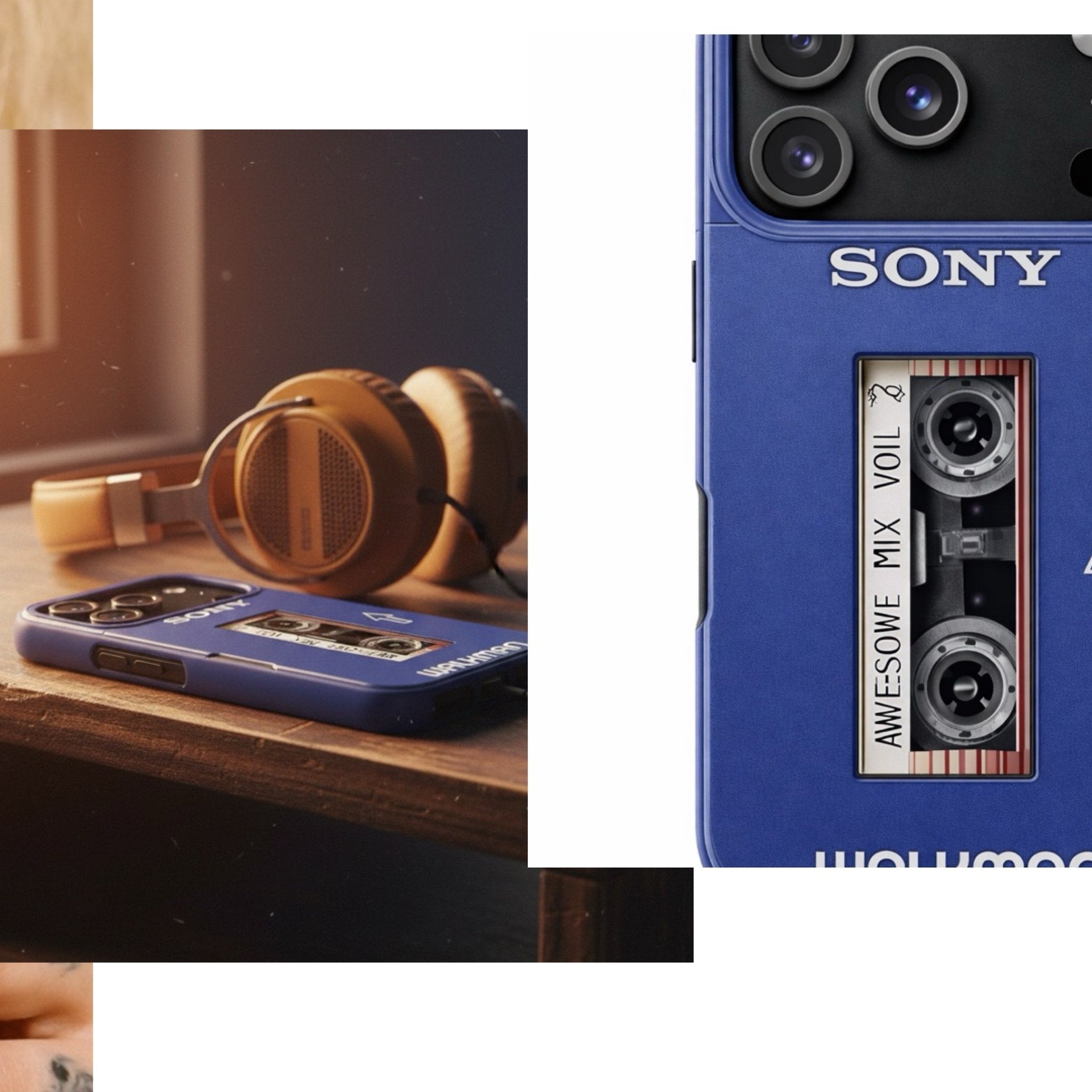 Sony Walkman Phone Case - Retro Cassette Player Design - Throwbackcases