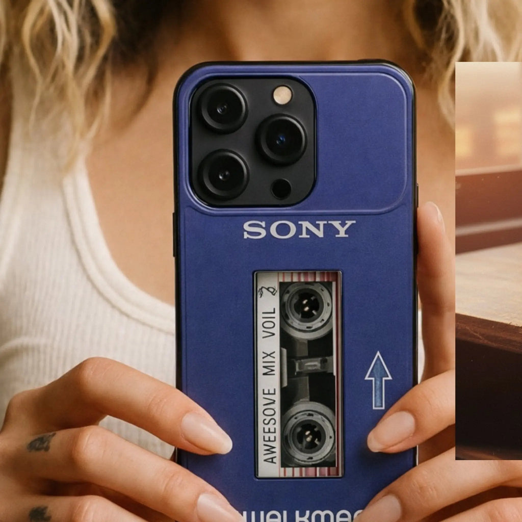 Sony Walkman Phone Case - Retro Cassette Player Design - Throwbackcases