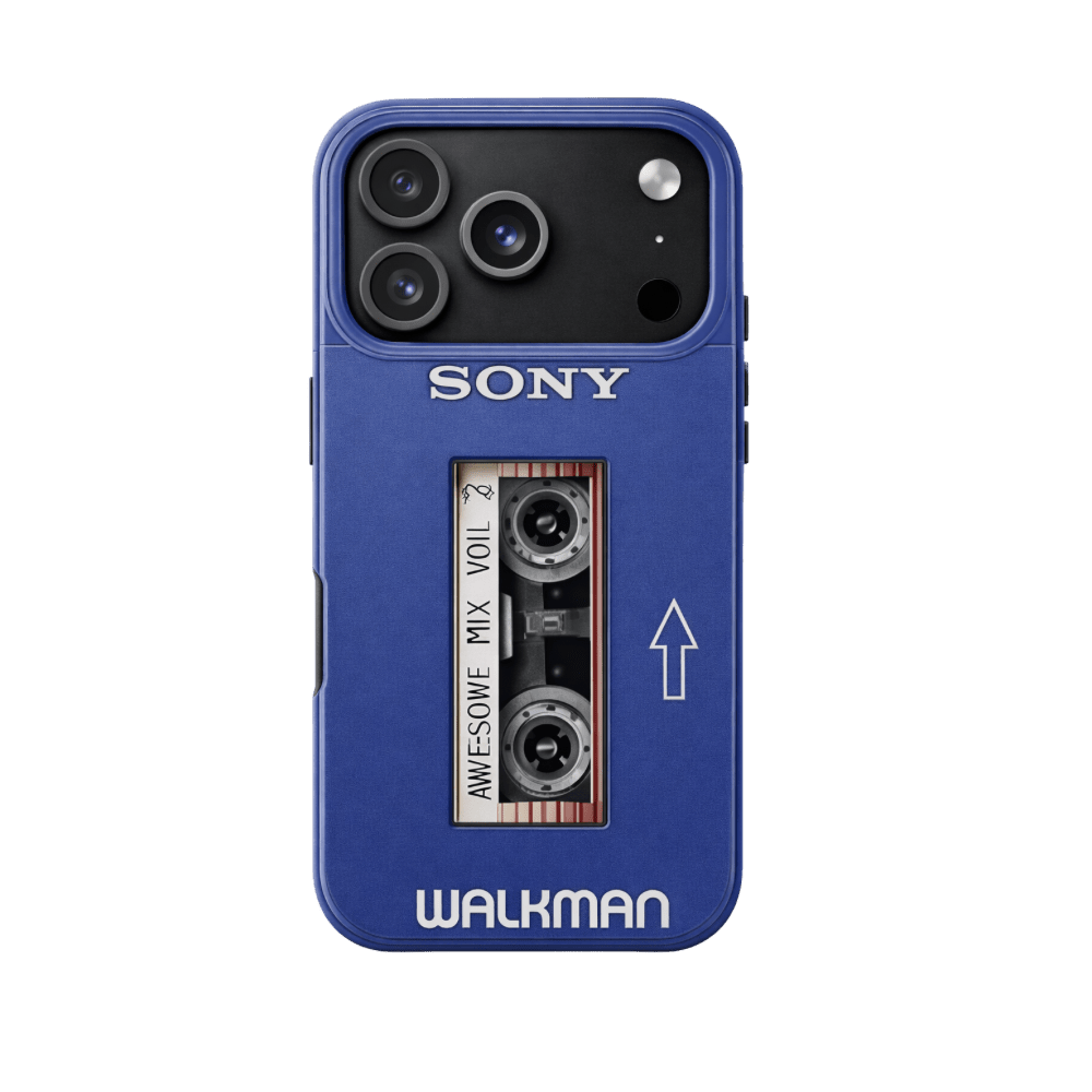 Sony Walkman Phone Case - Retro Cassette Player Design - Throwbackcases