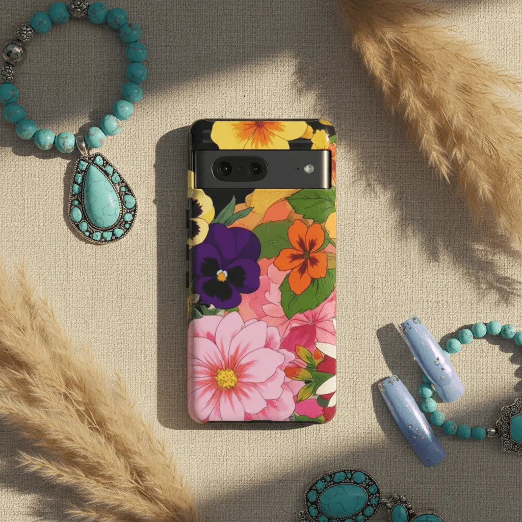 Vintage Floral Garden Collage - Throwbackcases