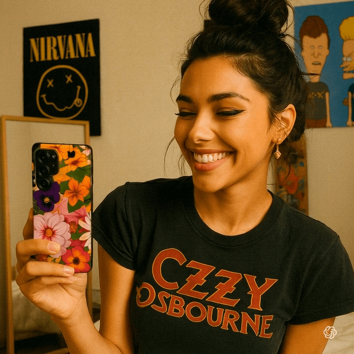 Vintage Floral Garden Collage - Throwbackcases